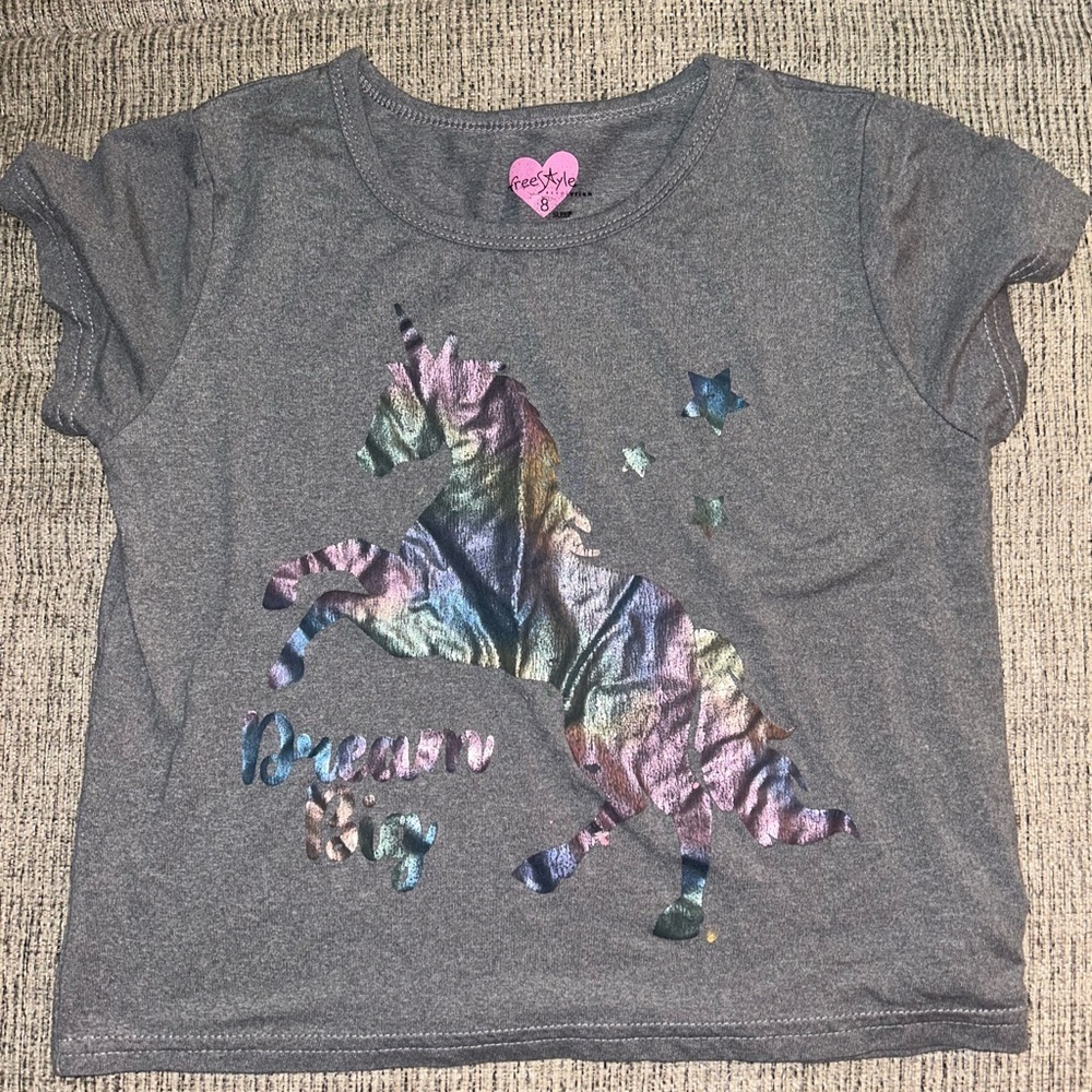 Lot of short sleeve and tank tops for girls size 8 - Picture 16 of 16